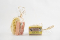 Natural bath sponge-Olive oil soap
