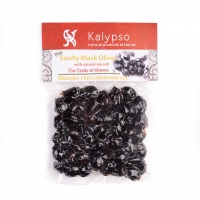 Authentic Black Salty Olives from Lesvos island